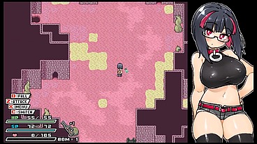 Rignetta's Adventure [ Monsters Hentai Game ] Ep.10 non stop squirting from alien futanari creampie