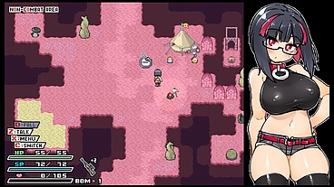 Rignetta's Adventure [ Monsters Hentai Game ] Ep.10 non stop squirting from alien futanari creampie