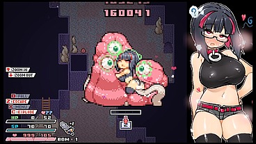 Rignetta's Adventure [ Monsters Hentai Game ] Ep.10 non stop squirting from alien futanari creampie