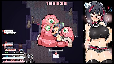 Rignetta's Adventure [ Monsters Hentai Game ] Ep.10 non stop squirting from alien futanari creampie