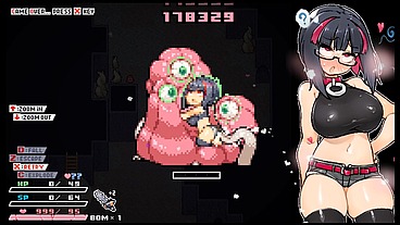 Rignetta's Adventure [ Monsters Hentai Game ] Ep.10 non stop squirting from alien futanari creampie