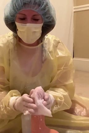 Nurturing Doctor Milks Asian Penis Hard