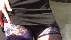Blue Nylon Stocking Worship (mkv)