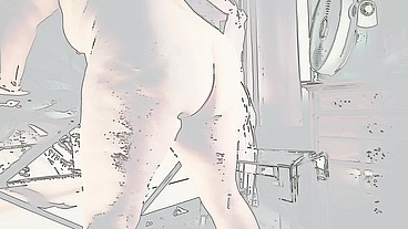 Chair BBW Ass Shake Anime Version
