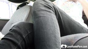 I was challenged to masturbate in my car