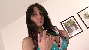 Deep balls fuck with busty Roxy