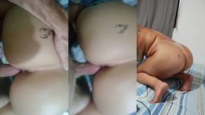 trepei gostoso com um desconhecido na casa dele. ele arregacou minha buceta sem camisinha e gozou dentro. logo depois fui na casa de um amigo fazer outra putaria
