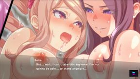 Hentai horny nymphs lesbian heart-stopping porn