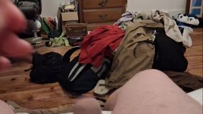 Leather Jacket Jack off!