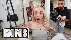 MOFOS - Sound Girl Cecelia Taylor Gets A Taste Of The Pornstar Life By Joining Johnny For An Onset Fuck
