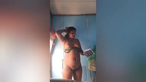 Stepuncle catches and fucks stepmom while she's fingering herself