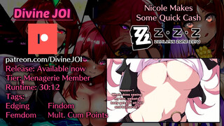 Nicole Makes Some Swift Cash (Anime porn Jerk Off Instructions) (Patreon Special PREVIEW)