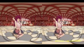 vr180 mmd marine dance 3d hololive