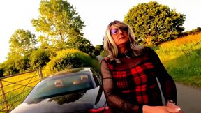 Amateur crossdresser kellycd2022 evening drive