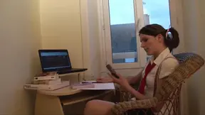 Euro GF rides her new BF hard
