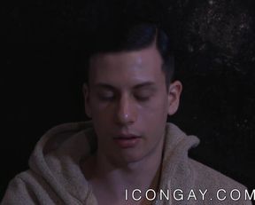 Hunk beauty Roman Todd pounds sturdy ass after blowjob