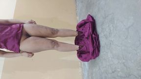 Beautiful Desi Horny Stepsister Surprised Me Showing Tits