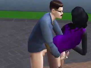 Warden McKinley Uses Black Monique Putnam's Unprotected Fertile Womb As His Personal WC