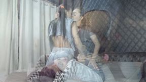 Cuckold domination with hot brunettes PART 2 By BELLA BELLY, IVY and CLEOPATRA Cam By Aline Full hd