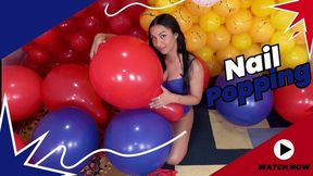 Lana Playful Looner Popping Party: Red and Blue Balloon Destruction