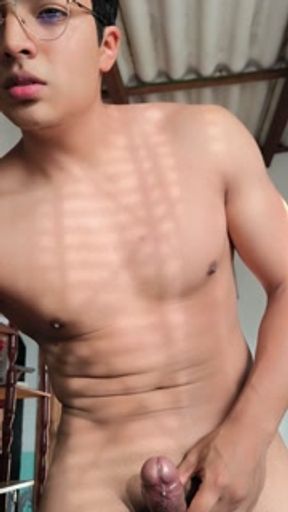 Mexican masturbates until he gets all his semen out