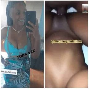 Pretinha timida