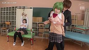 4 Hot Asian Girls Get Creampied By Their Teacher (decensored + English Subtitles)