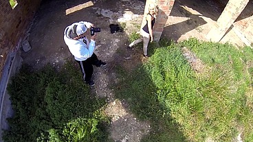Finnish blonde slut gets her ass hole banged by a swedish muscular guy