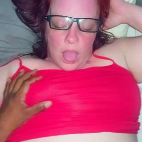 Decided to record mid fuck with Sexy librarian resaboo fat pussy up in sexy panties to the side close up bbc pov babe !!