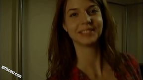 Diana 18y weird christmas shoot &amp_ blowjob