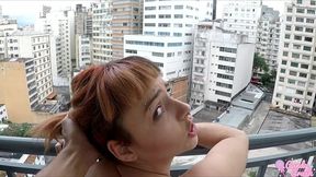 levei porra no cuzinho depois do cafe da manha na sacada