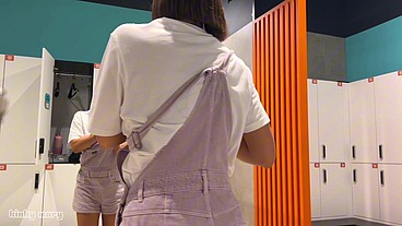 Forbidden Gym Bathroom Ritual - Yellow Piss & Climax
