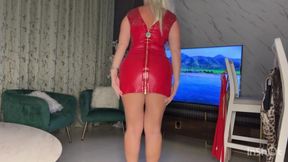 SEXY MINI DRESSES TRY ON HAUL 4K red, nude