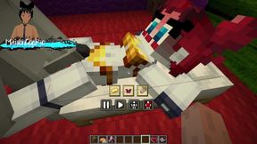 Minecraft Decor Mod Fnaf - Showing off Some Freaky Animatronics Wearing Some Nice Clothes