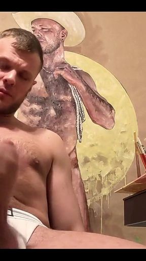 In Addition to Showing off for the Camera I Am Pretty Darn Good at Painting.