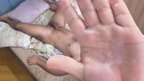 deixou seu vizinho de cima totalmente arrombado ao amanhecer.