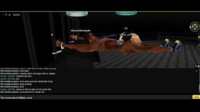 3D Cartoon Anime Girl Seduces You for Steamy Game Session IMVU Style
