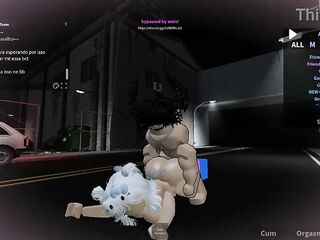 Blond wanted to give it to me in the midst of the street and I decided to bang that overweight booty