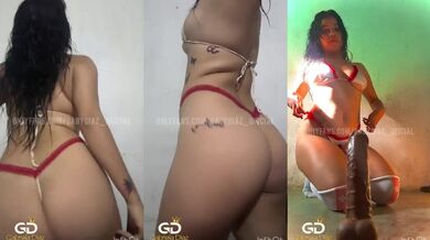 Prewie Hot Colombian Solo Twerked With Deep Creampie Black Cock Slammed