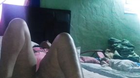 I masturbate while my stepfather&#039;s old man watches me and touches his cock