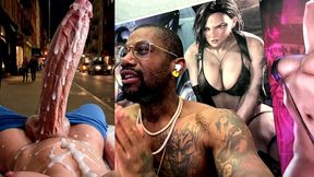 huge fucking transgender bwc cumming thicc fucking loads in public, ai generated