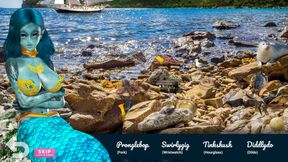 Sexus resort: slutty mermaid doing a tits job in the water ep 2