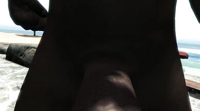 BBC meets Skyrim rough doggy behind big tits from POV