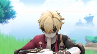 Thoma Fellatio - Genshin Influence Yaoi SFM Anime porn