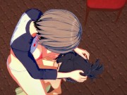 Ami Asai titty fucks futa Uzaki before getting throat fucked - Uzaki-chan Hentai
