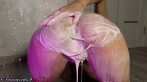 Whipped cream filled my ass