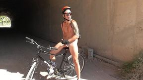 xisco & leo bulgari jerking off under a bridge and are caught by some cyclists - full video!!!