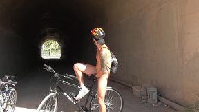 xisco & leo bulgari jerking off under a bridge and are caught by some cyclists - full video!!!