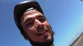 xisco & leo bulgari jerking off under a bridge and are caught by some cyclists - full video!!!