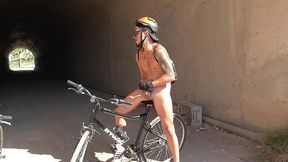 xisco & leo bulgari jerking off under a bridge and are caught by some cyclists - full video!!!